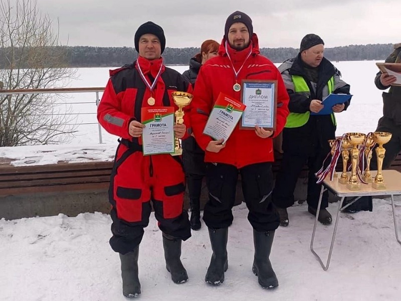 В Калуге прошли областные соревнования по рыболовному спорту (ловля на мормышку со льда)..